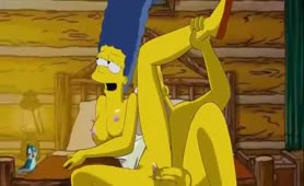 Die Simpsons - Homer und Marge beim Ficken